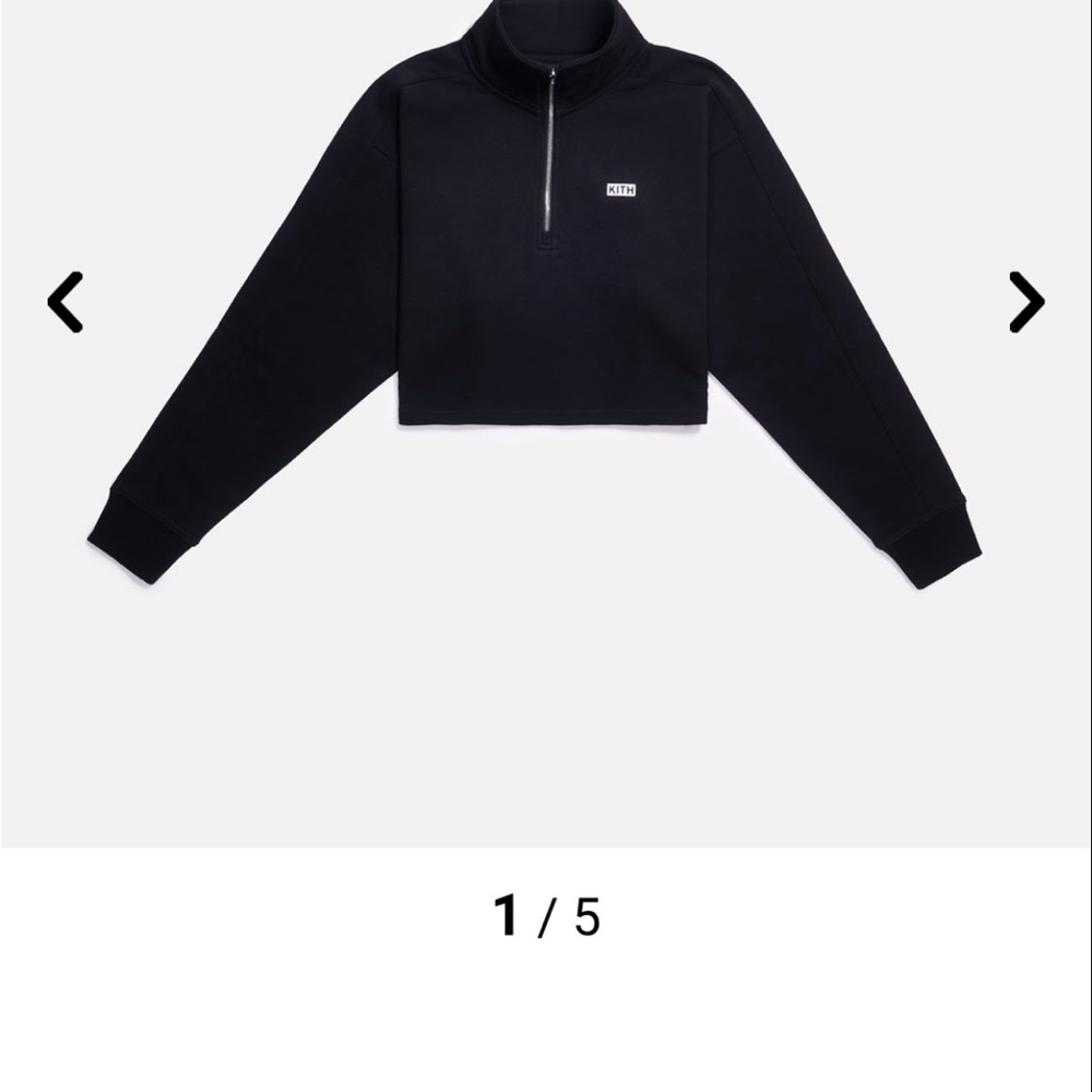 Black Half-Zip Women's Sweater